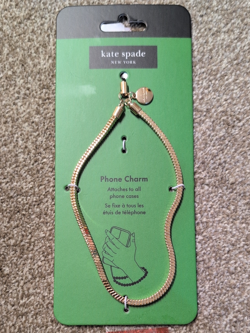 NWT Kate Spade Phone Strap